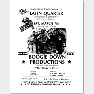 Live Hip Hop at the Latin Quarter Concert Flyer (1987) Posters and Art